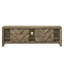 Meuble télé 1pc rustique à motif de chevrons contemporains et traditionnels