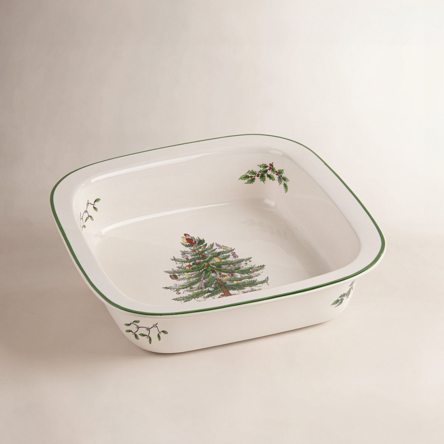 Spode Christmas Tree 10" Square Baker