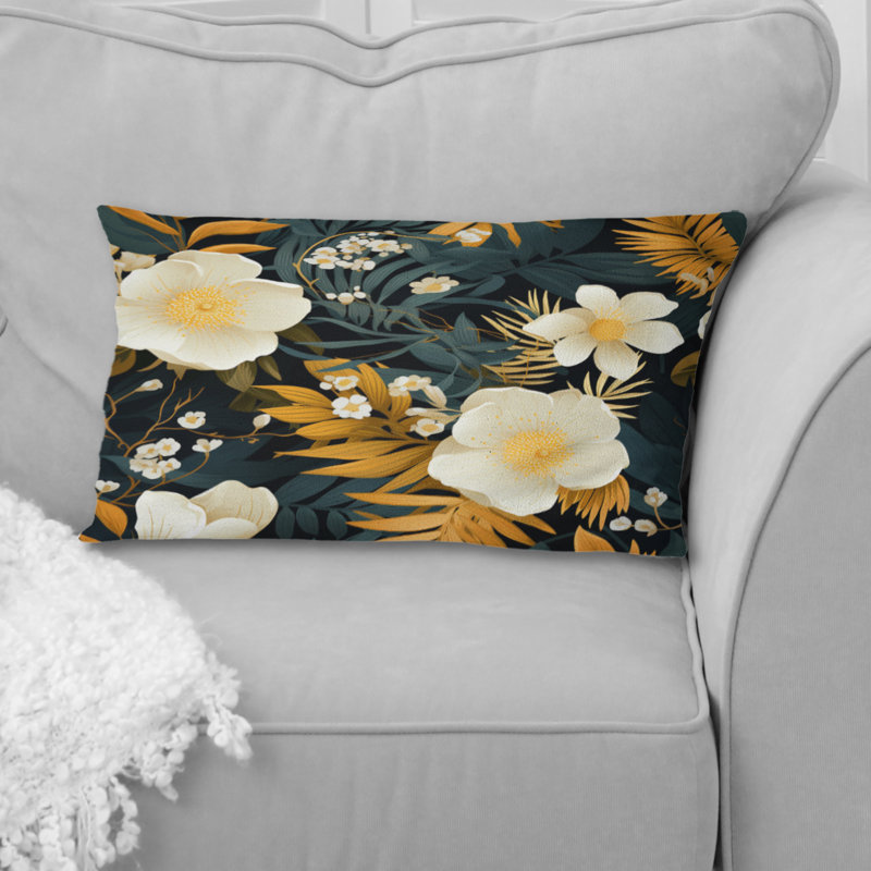 Floral Throw Pillow