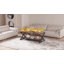 Table basse rectangulaire de 39,4 po de style rustique brun avec tablette de rangement pour le salon, capacité de charge de 350 lb, assemblage facile-604176735-604176733