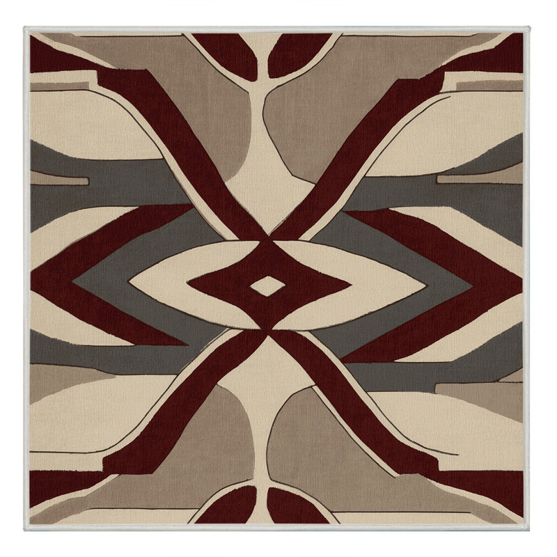 Tapis à motifs quantiques, Carré 4 pi