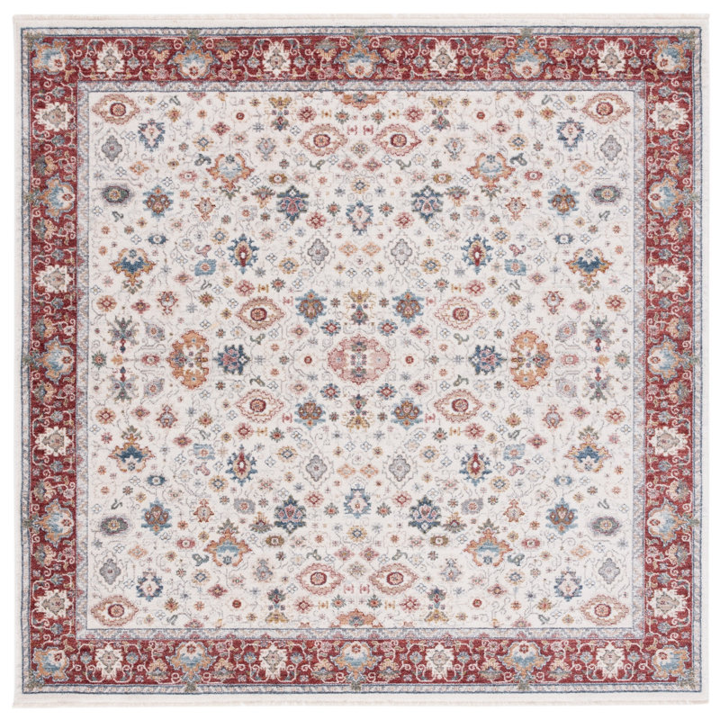 Milltown Performance Oriental Rug, Square 6'7"