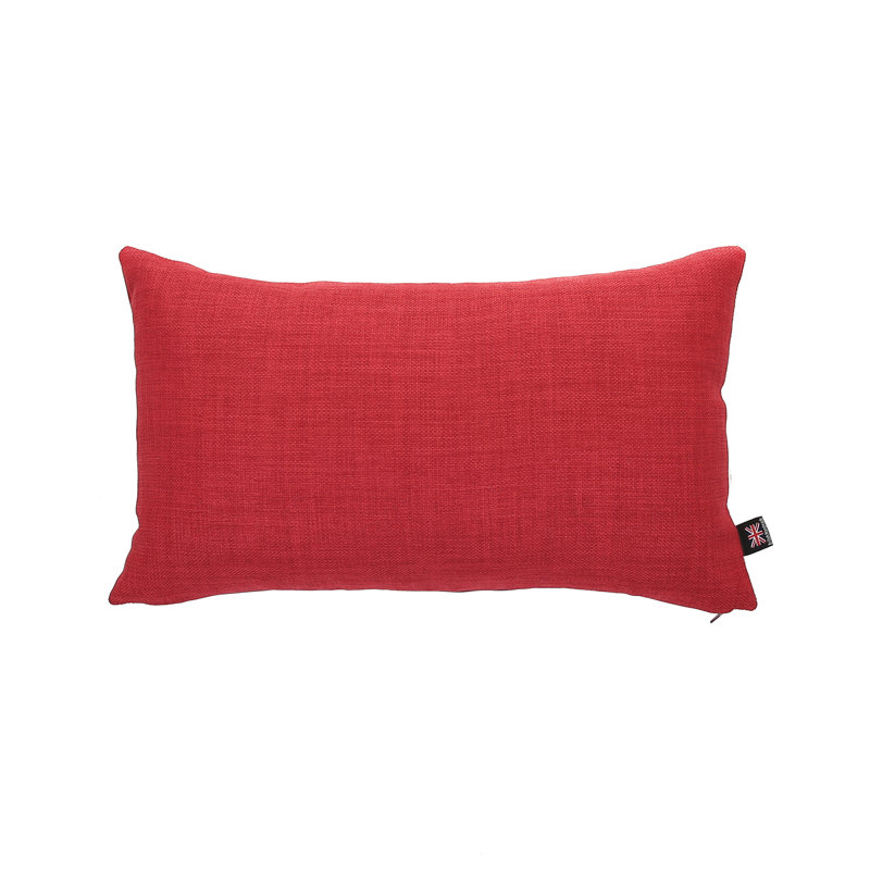 Mitre Rectangular Cushion, Red