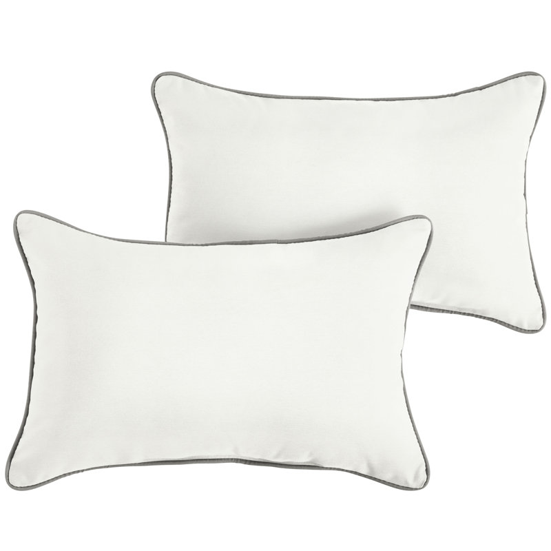 Abington Sunbrella Outdoor Lumbar Pillow, 14"H x 24"W