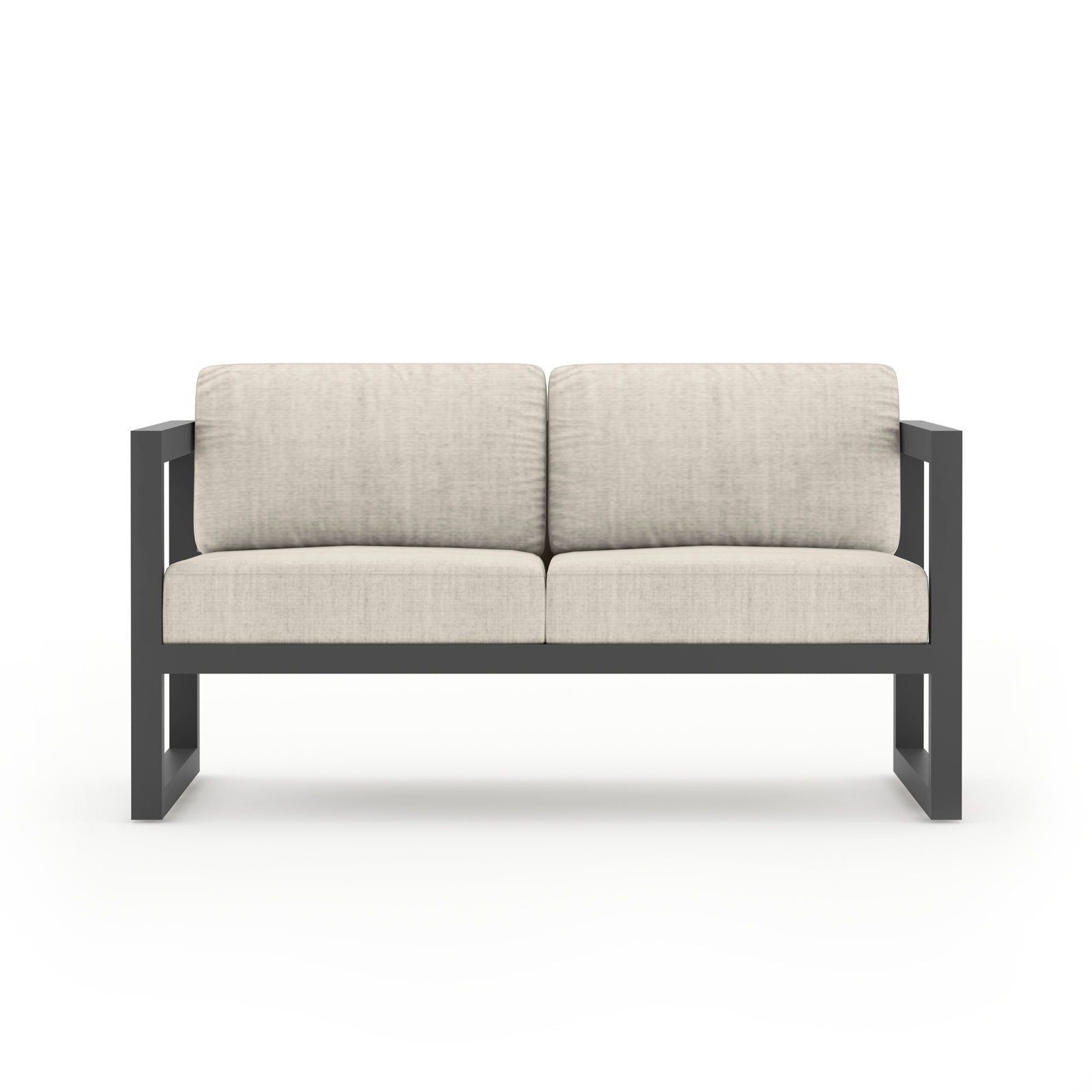 Smith 6 - Person Patio Conversation Set with Cushions, Cast Silver Sunbrella®, Slate