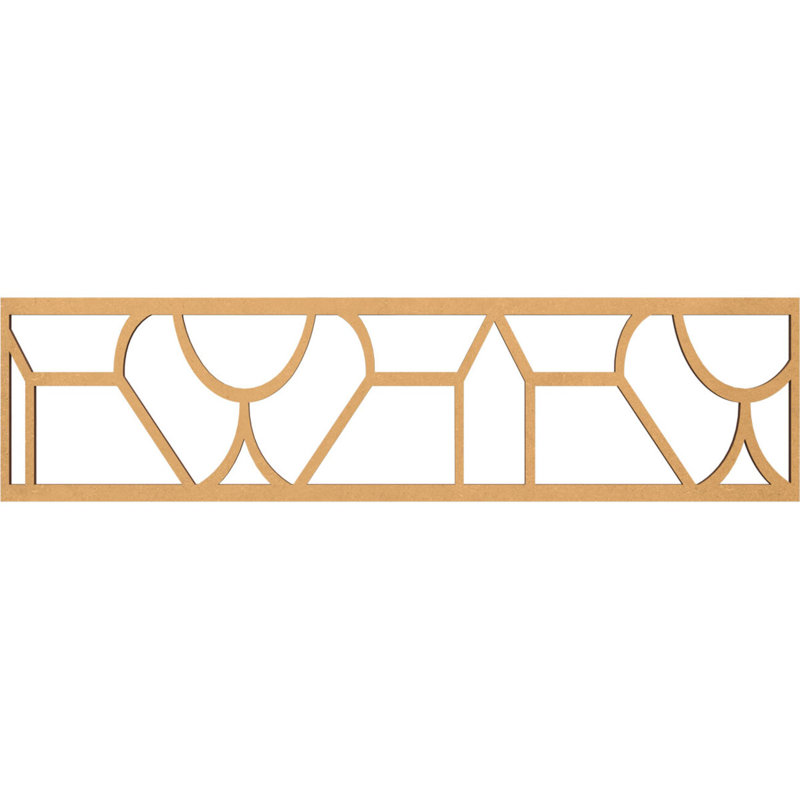 Whitechapel H W D, 12" H x 47" W x 0.375" D, Raw MDF