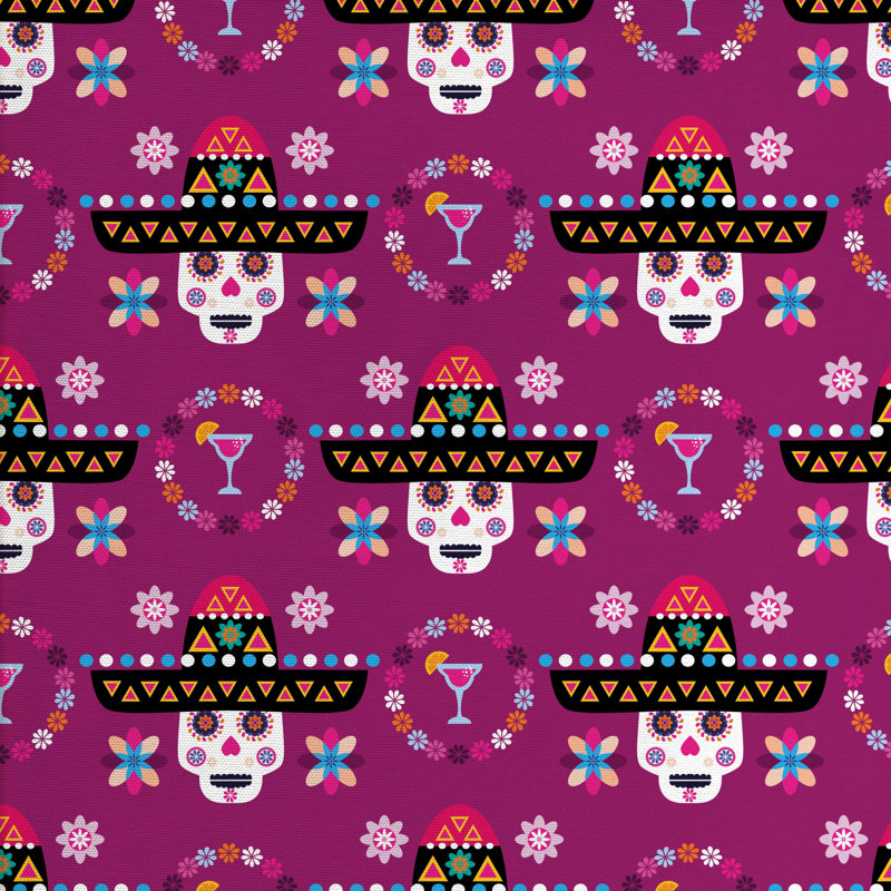 Tissu cinco de mayo, l 36 po x L 360 po