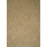 Super Tibetan Abstract Area Rug in Beige/Brown/Dark Yellow