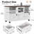 Lateral File Cabinet With Lock, 2 Drawer Mobile Filing Cabinet For Letter/legal/a4 Size, Open Storage Adjustable Shelf For Home Office Cabinets-2111277756