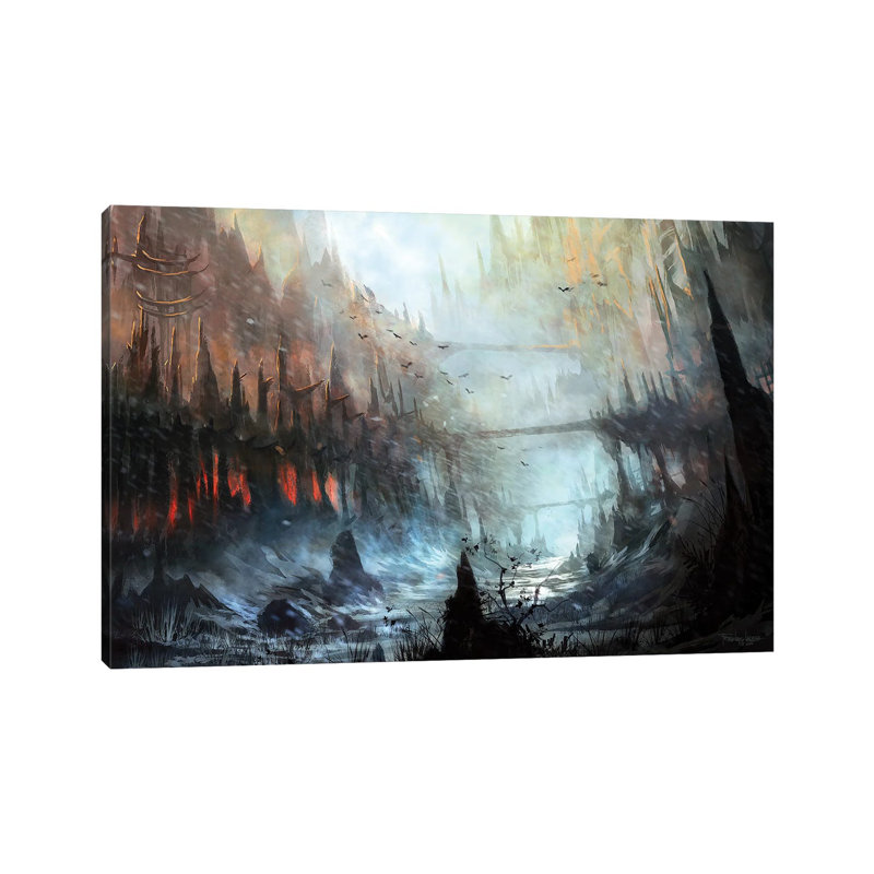 Monastery by Ferdinand Ladera - Wrapped Canvas Print, 20.32cm H x 30.48cm W x 1.905cm D