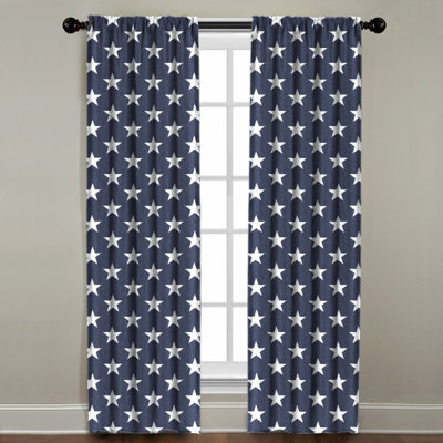 Cotton Room Darkening Curtain Single Panel