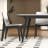 Simple rock plate dining table and chairs 8 - Person Four Leg Base Dining Set