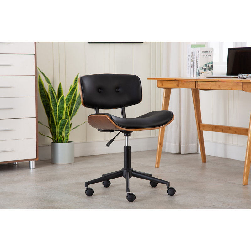 Chaise de travail capitonnée Hewett