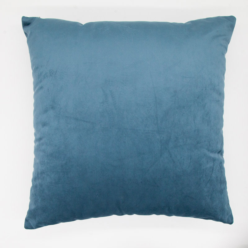  Housse et insert de coussin décoratif en polyester, Bleu marine