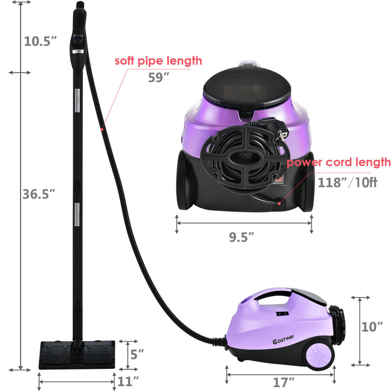 Costway Bagless Steam Cleaner & Steam Mop