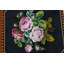 Tapis noir / brun antique 9 pi 7 po x 10 pi Mid-20Th Century
