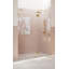 Halo 56.25 in. x 78 in. Frameless Glass Hinge Shower Door-1178569853