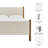 Maven Boucle Upholstered Platform Bed-107488734-107488726-107488728