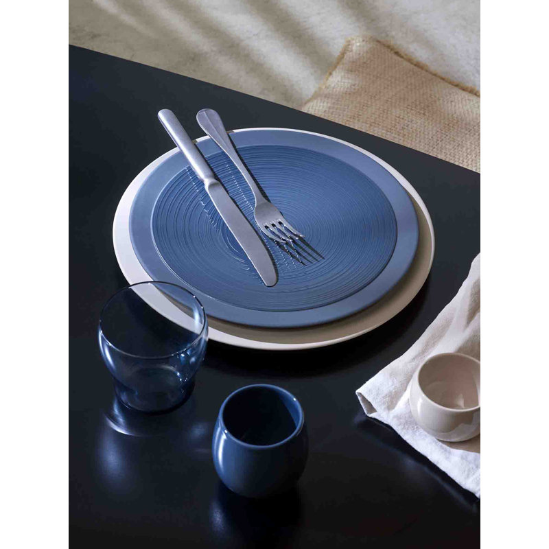 Bahia Stoneware Salad/Dessert Plate, Bluestone