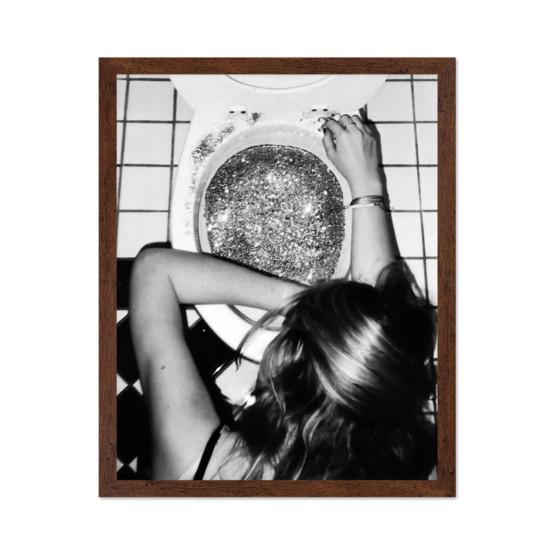 Après la soirée disco, Poster, 18"H x 24"W, Brown Framed