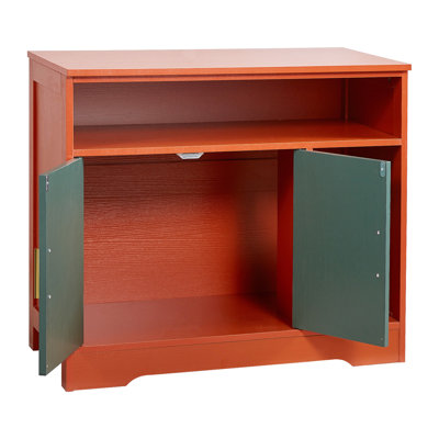 Enceinte de litière pour chat de style moderne 31 po avec armoire cachée avec étagère et rangement pour salle de bain intérieure