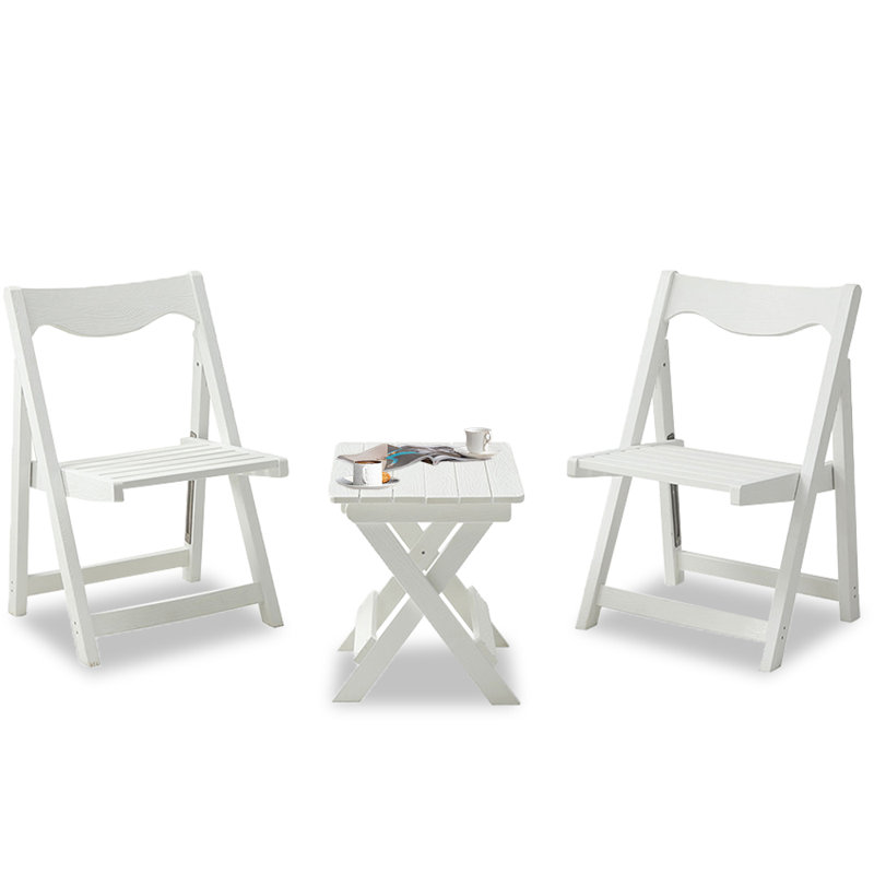 Ensemble de table de restaurant d'extérieur Winon L 19,68 po x l 15,75 po