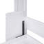 Grand lit escamotable avec tablette, blanc