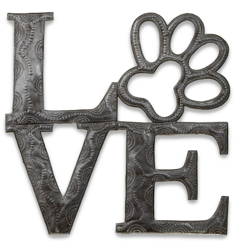 Décoration murale chiot love