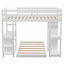 Lit superposé simple au-dessus de simple avec bureau intégré Grigoria par Harriet Bee-981704626