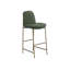 Tabouret de bar avec cadre en bois et base en métal 30 po - ensemble de 4-1855733056