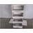 4-Tier Bookshelf with 3 Sliding Drawers and 1 Bottom Drawer