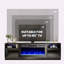 70'' TV Stand For TV Up To 80" With Electric Fireplace Included, Black-108941962