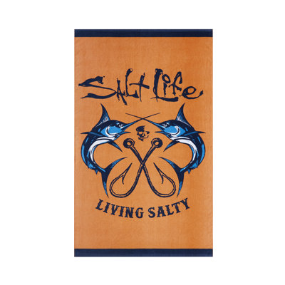 CROSSED BILLS BEACH TOWEL