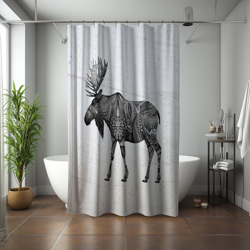 Rideau de douche, H 70 po x l 72 po