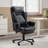 Minaya 500Lbs Big And Tall Office Chair With High Back, Heavy Duty Desk Chair with Foot Rest , Reclining Executive Office Chair With Adjustable Lumbar Support-1614668079