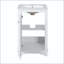 Meuble-lavabo de style shaker de 20 po avec porte à fermeture en douceur-46801896