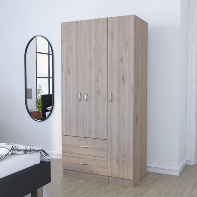 Armoire trois portes Clark, chambre