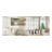 Farmhouse Hall Tree With 4 Hidden Hanging Hooks, Versatile Walnut Seating Bench With 8 Doors, Entryway Shoe Cabinet With Open Compartment For Living Room, White