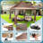 12x12FT Outdoor Waterproof Gazebo, Pop Up Canopy Tent -108638940