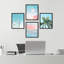 «Tropical Tree Ferris Wheel», impression sur papier 4 pièces-97782675-97782679