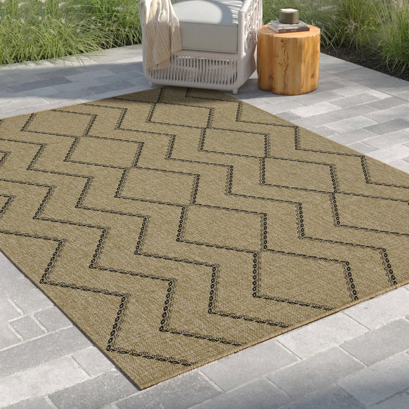 7 pi 10 po X 10 pi 3 po Tapis intérieur / extérieur, Rectangle 7 pi 10 po x 10 pi 3 po