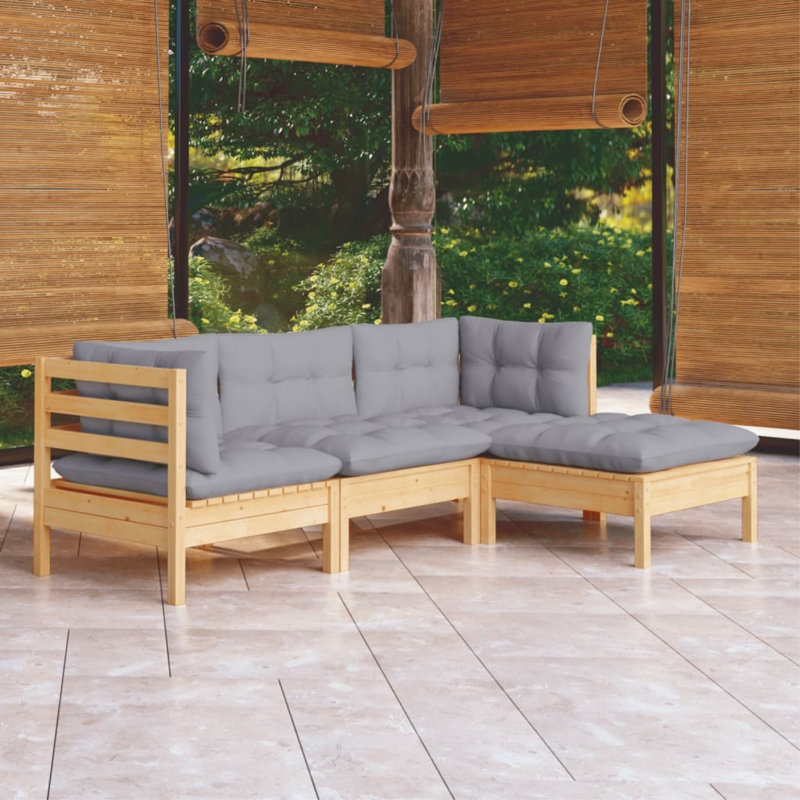 Kiyarah 25'' Wide with Cushions, Oak