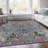 Machine Washable Indoor/Outdoor Xhevrie Gray Rug-1522814900