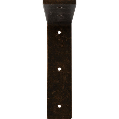 2"W x 8"D x 8"H Hamilton Steel Bracket, Antiqued Bronze