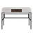 Verster Black Finish Writing Desk W/USB-1930162525