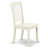 9 Piece Dining Room Table Set Includes an Oval Kitchen Table with Butterfly Leaf and 8 Dining Chairs, Linen White