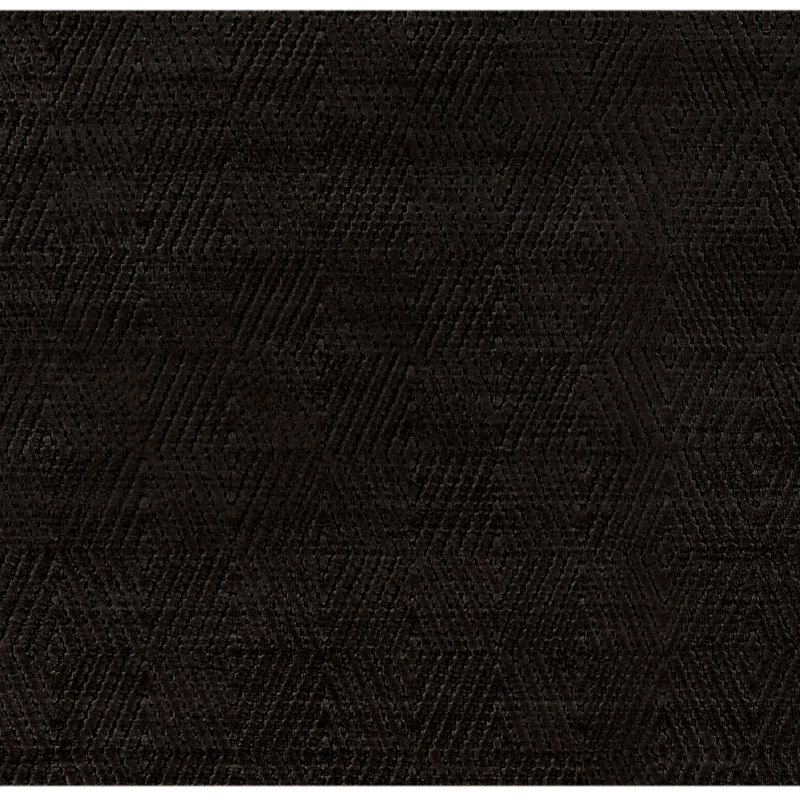 Tapis noir noué à la main de haute qualité, Rectangle 6 pi x 9 pi