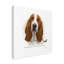 Basset hound-impression d’art graphique sur toile tendue-26852958