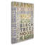 « maine », art textuel sur toile tendue-21937827