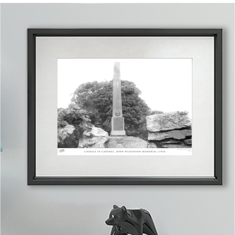 Lindale In Cartmel, John Wilkinson Memorial C1960 - Single Picture Frame Print, 45cm H x 60cm W x 2.3cm D